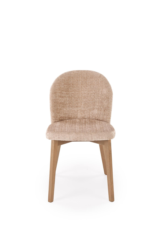 BASSO krzesło jasny orzech / tap: CREMONA 14 (beżowy)