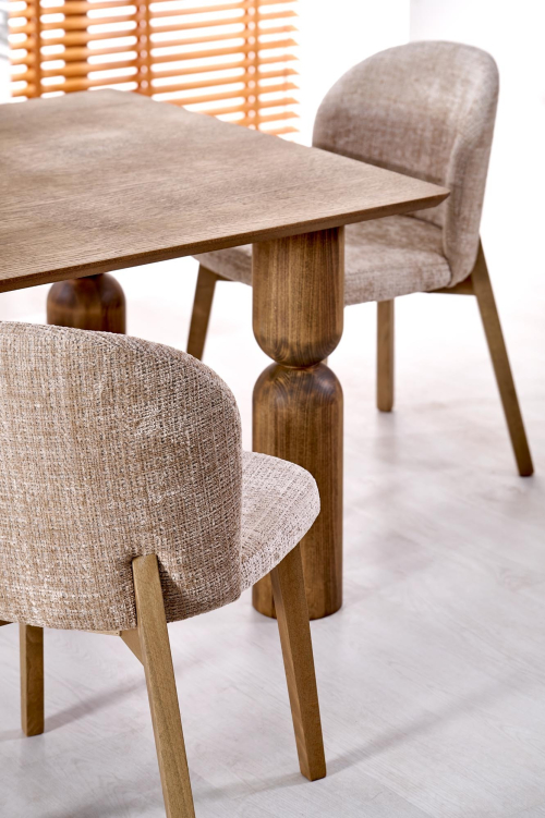 BASSO krzesło dąb naturalny / tap: CREMONA 14 (beżowy)