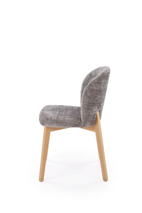 BASSO krzesło dąb naturalny / tap: CREMONA 96 (popiel)