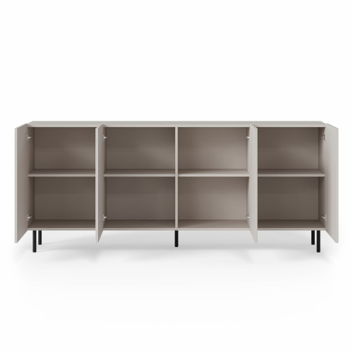 PAXOS KM-2 komoda, kolor: kaszmir - czarny