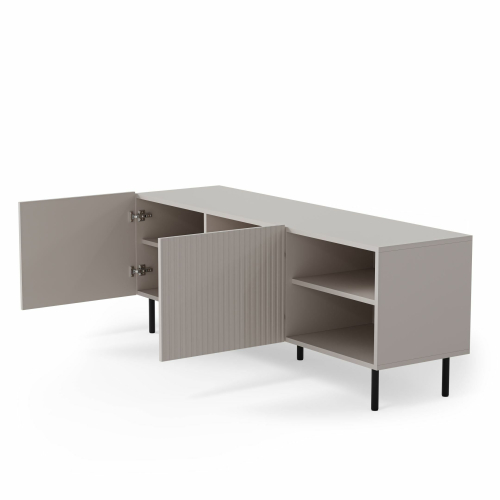 PAXOS RTV-1 TV szafka RTV 150 cm, kolor: kaszmir - czarny