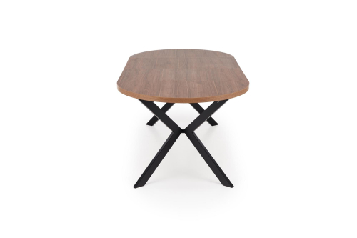 PERONI stół rozkładany orzech - czarny