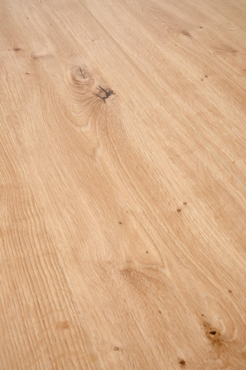 PIVOT stół rozkładany 102-142x102x75 cm, blat - dąb artisan, nogi - czarny