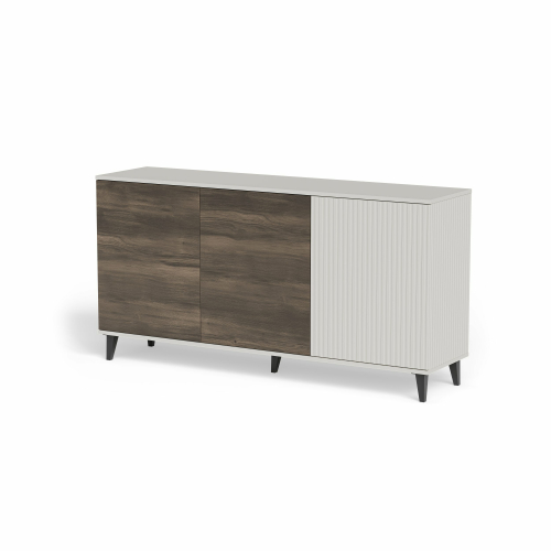 RANDOM 2 KM-1 komoda kaszmir / orzech / czarny