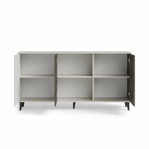 RANDOM 2 KM-1 komoda kaszmir / orzech / czarny