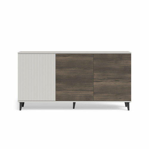 RANDOM 2 KM-1 komoda kaszmir / orzech / czarny