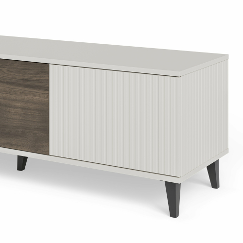 RANDOM 2 RTV-1 szafka RTV 150 cm kaszmir / orzech / czarny