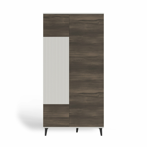 RANDOM 2 S-1 szafa kaszmir / orzech / czarny