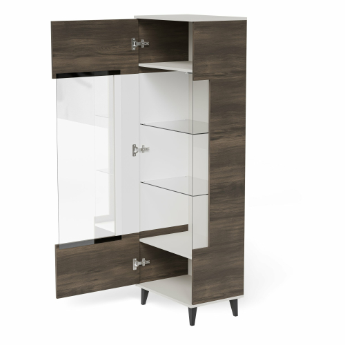 RANDOM 2 W-1 witryna kaszmir / orzech / czarny