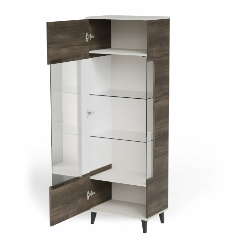 RANDOM 2 W-1 witryna kaszmir / orzech / czarny