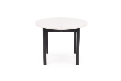 RINGO stół kolor blat kaszmir, nogi - czarny (102-142x102x76 cm)