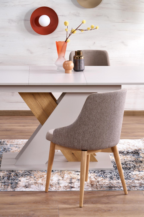 XARELTO stół rozkładany 130-175/85/76 cm, kaszmir - dąb cremona