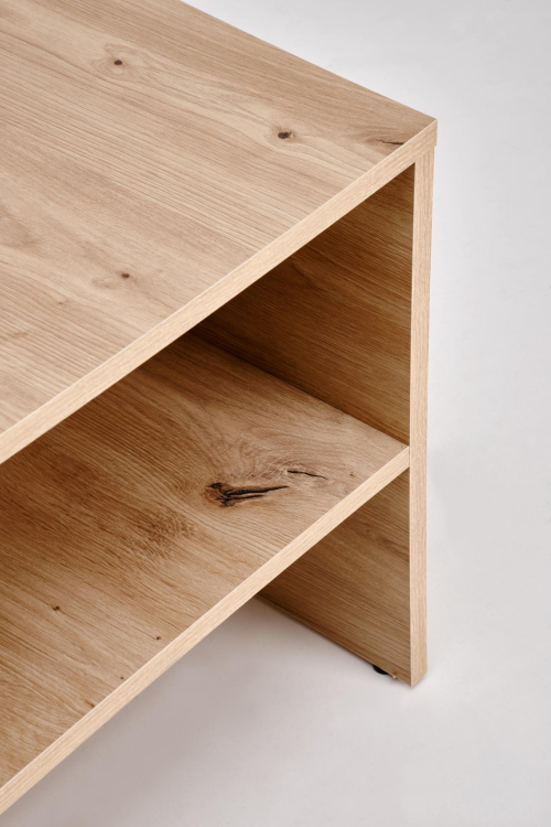 MURCIA ława, dąb artisan / czarny