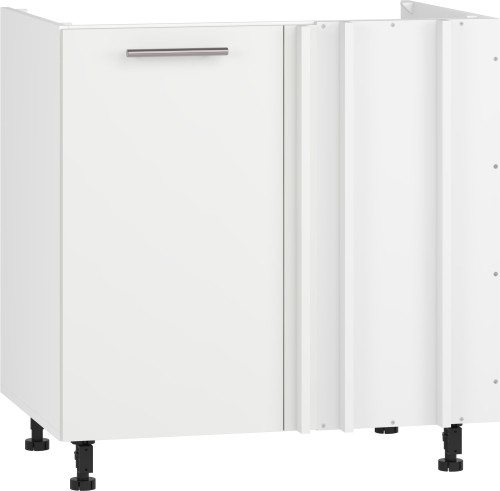 VENTO DKN-100/82 szafka zlewozmywakowa narożna front: biały mat