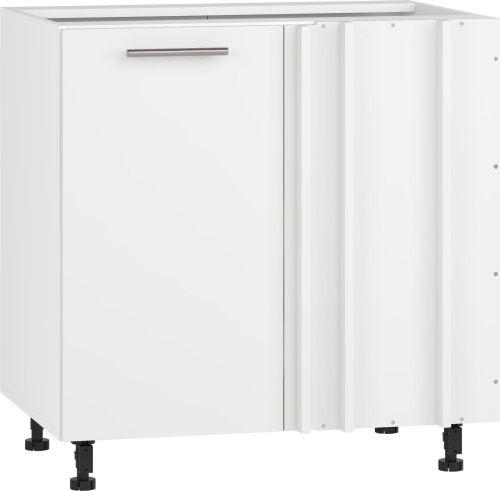 VENTO DN-100/82 szafka dolna narożna front: biały mat