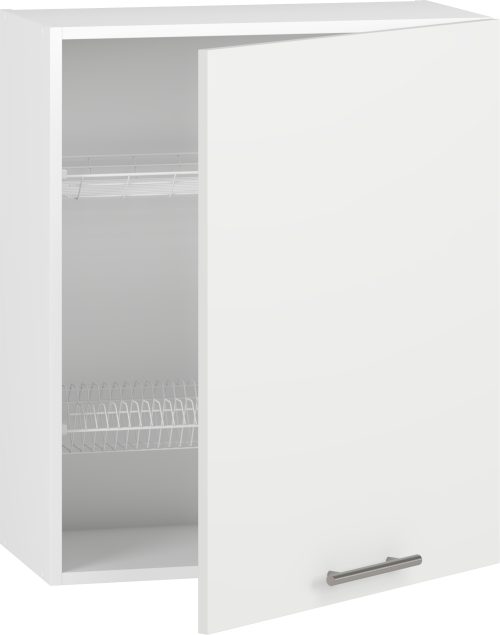 VENTO GC-60/72 szafka górna z ociekaczem, front: biały mat