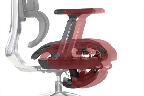 ErgoNew A1F Fotel biurowy obrotowy z zagłówkiem i podnóżkiem