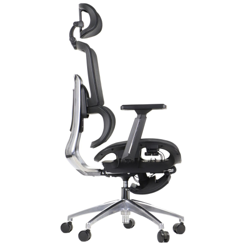 ErgoNew A1F Fotel biurowy obrotowy z zagłówkiem i podnóżkiem