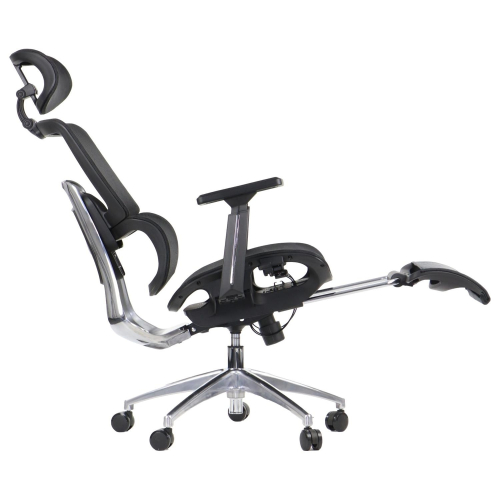 ErgoNew A1F Fotel biurowy obrotowy z zagłówkiem i podnóżkiem