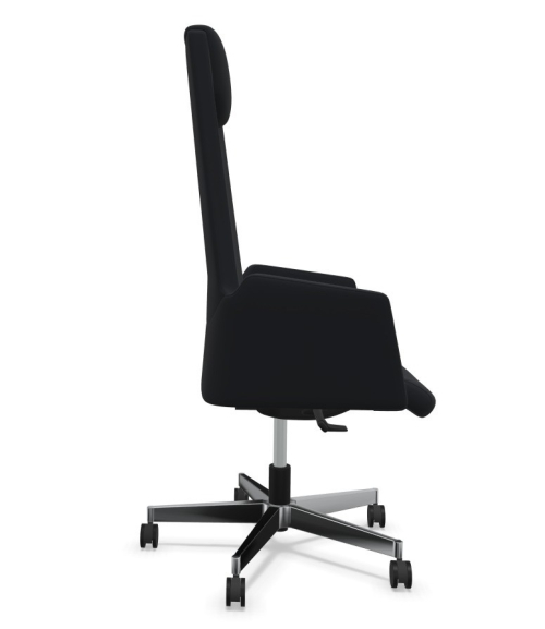 Fotel sędziowski wysoki IN Access AC103 obrotowy czarny