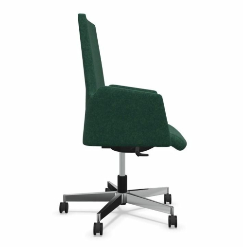 Fotel sędziowski niski IN Access AC102 obrotowy ciemna zieleń