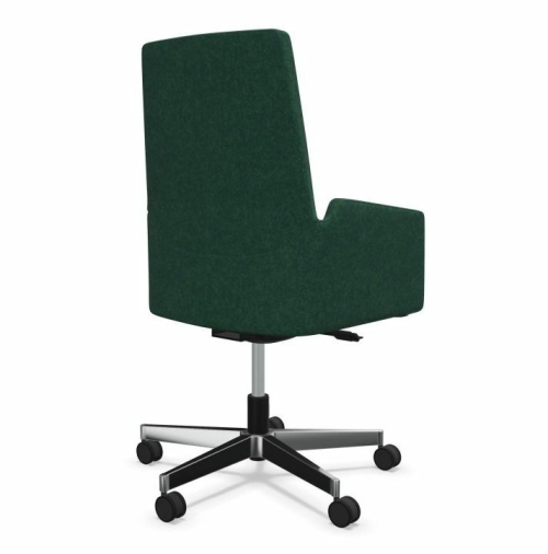 Fotel sędziowski niski IN Access AC102 obrotowy ciemna zieleń