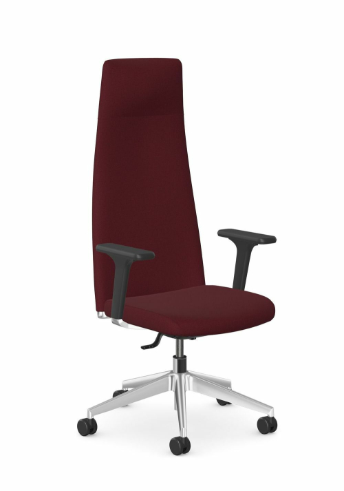 Fotel sędziowski wysoki COMET bordo