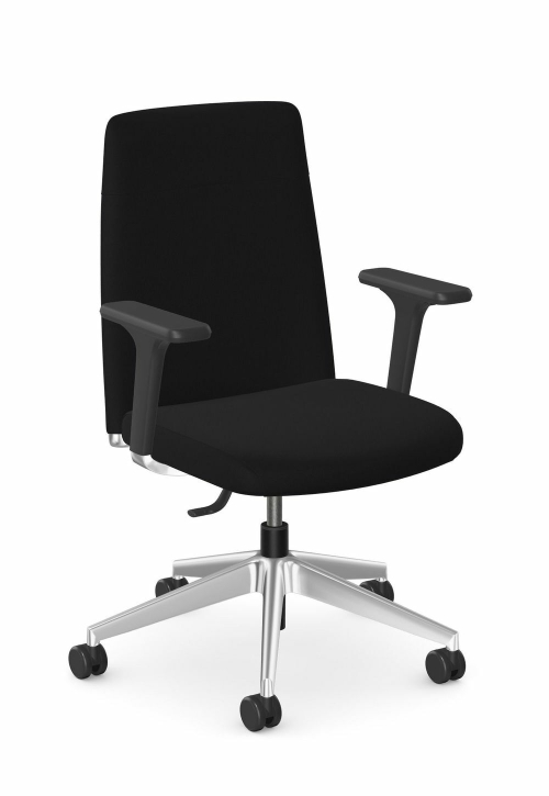 Fotel sędziowski / prokuratorski niski COMET czarny