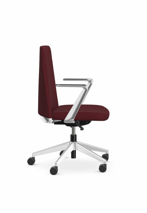 Fotel sędziowski / prokuratorski niski COMET bordo