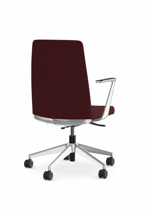 Fotel sędziowski / prokuratorski niski COMET bordo