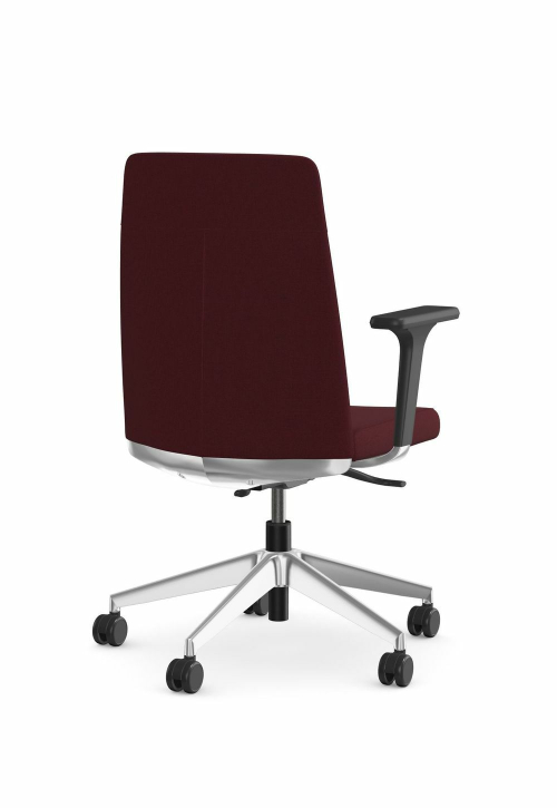 Fotel sędziowski / prokuratorski niski COMET bordo