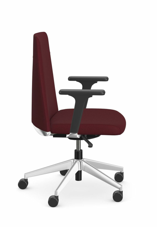 Fotel sędziowski / prokuratorski niski COMET bordo