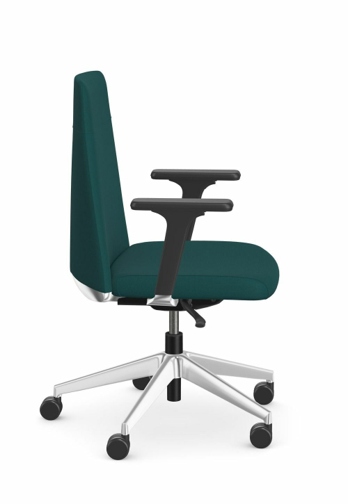 Fotel sędziowski / prokuratorski niski COMET ciemna zieleń