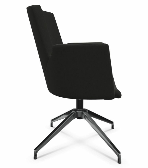 Fotel prokuratorski niski IN Access AC4R obrotowy czarny