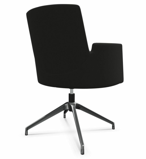 Fotel prokuratorski niski IN Access AC4R obrotowy czarny