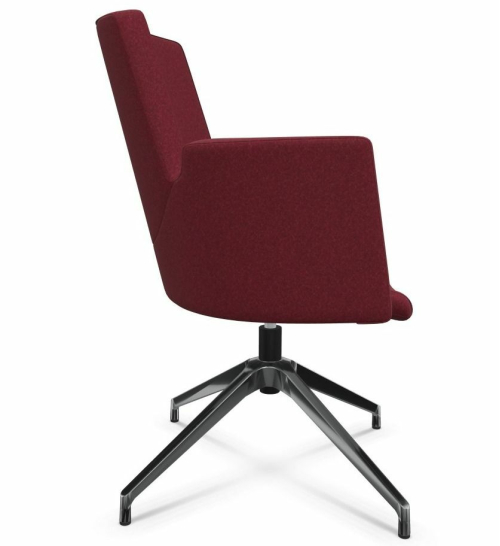 Fotel prokuratorski niski IN Access AC4R obrotowy bordo