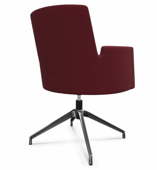 Fotel prokuratorski niski IN Access AC4R obrotowy bordo