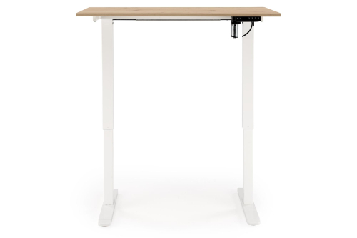 B53 biurko biurko z funkcją regulacji wysokości, dąb artisan / biały