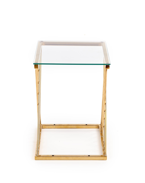 NANCY ława złoty / transparentny