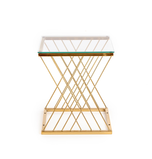 NANCY ława złoty / transparentny