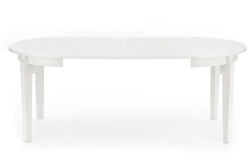 SORBUS stół rozkładany, blat - biały, nogi - białe