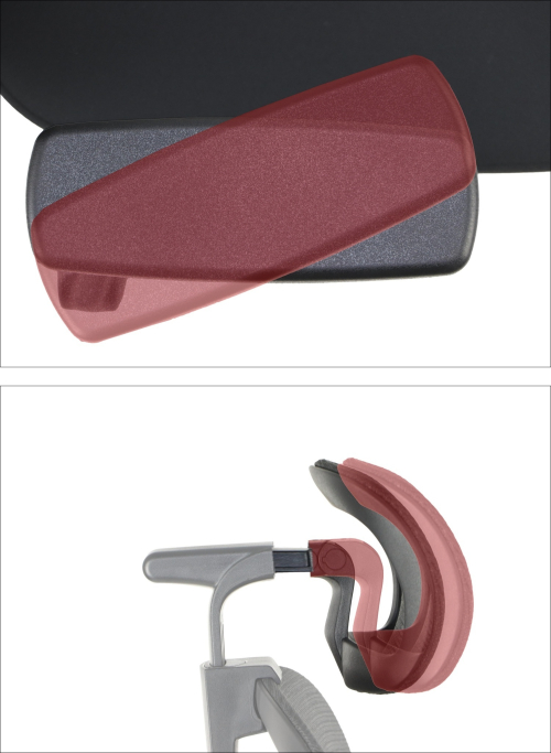 LARCK Fotel biurowy obrotowy czarny zgodny z BHP