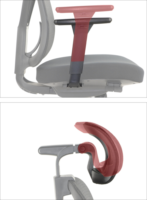 LARCK Fotel biurowy obrotowy czarny zgodny z BHP