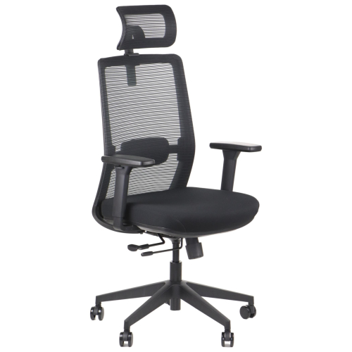 CUTLER 2 Fotel biurowy obrotowy czarny