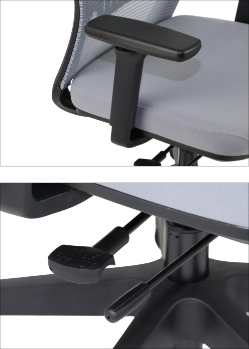 Fotel biurowy obrotowy CUTLER 2 szary