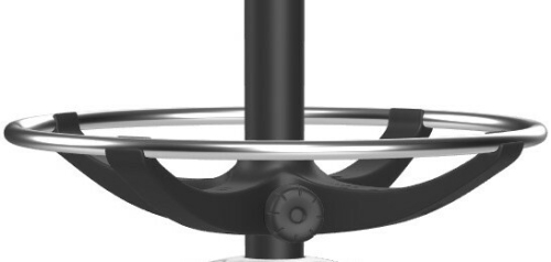 Fotel biurowy BREMEN z podnóżkiem - możliwość wyboru tapicerki