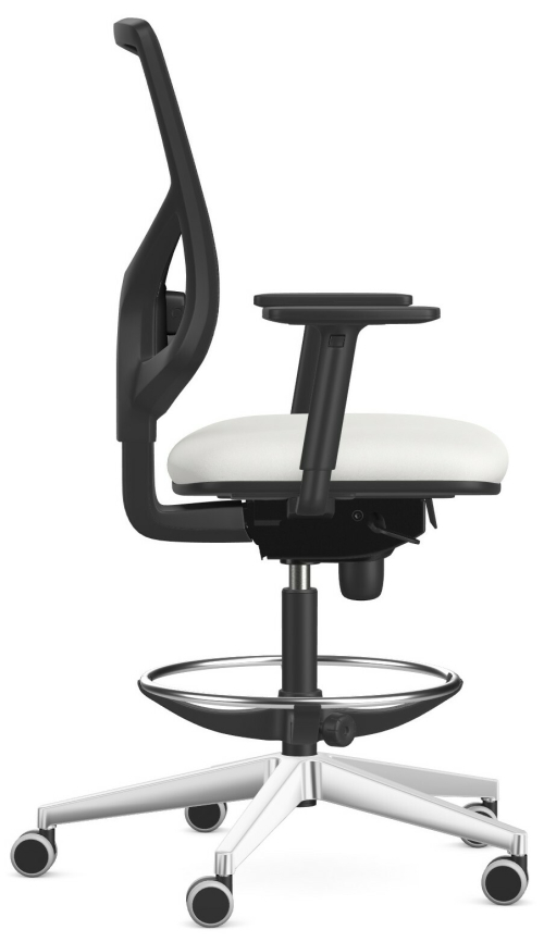 Fotel biurowy BREMEN z podnóżkiem - możliwość wyboru tapicerki