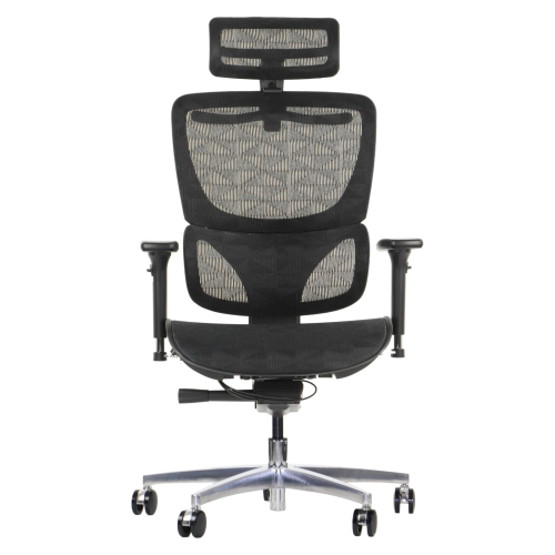 Fotel biurowy obrotowy ErgoNew S1A - 2 siedzisko siatkowe