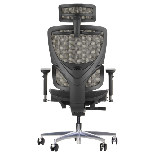 Fotel biurowy obrotowy ErgoNew S1A - 2 siedzisko siatkowe