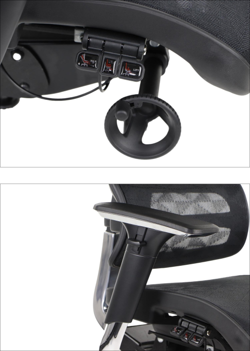 Fotel biurowy obrotowy ErgoNew S7(2) siedzisko siatkowe